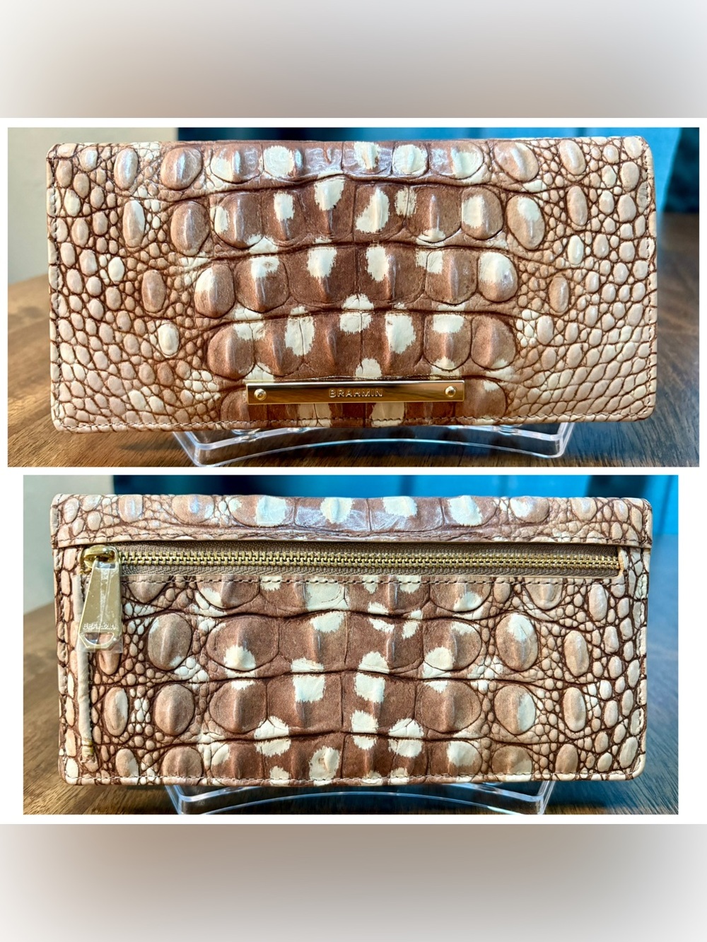 Brahmin EUC Ady - Doe Ombré - VERY HTF, Rare - Satin Finish & Feel - Like New - Picture 16 of 16